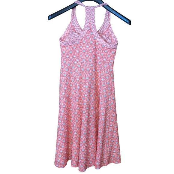 Prana Cali Summer Peach Botanica Tank Dress Size Small - Picture 4 of 12